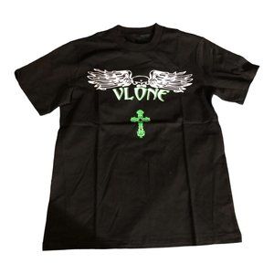 Vlone Support T-shirt Black